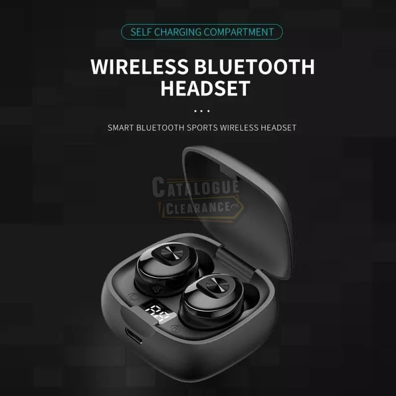XG-8 Wireless Bluetooth Earphones TWS 5.0, Black