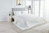 Luxury Satin Ribbon Border Fleece Throw Blanket - Super Soft & Warm, 220x240 cm for Bed, Sofa, and Couch