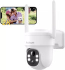 Rebluum 2K security camera outdoor wireless,360°PTZ Battery Indoor/outdoor