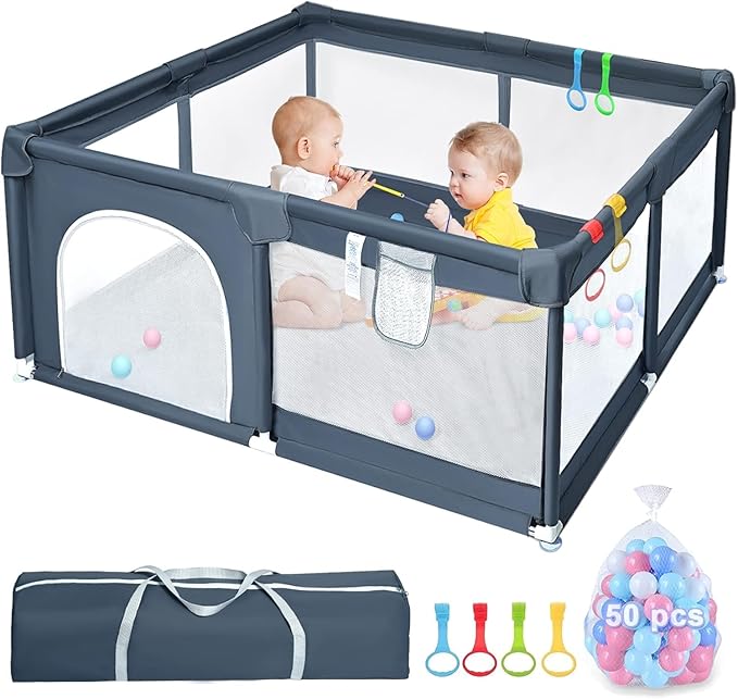 Breathable Anti-Collision Baby Playpen