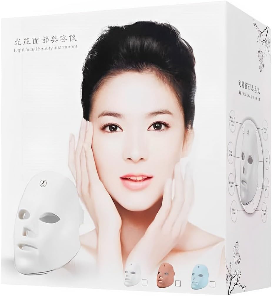 7-Color LED Light Therapy Face Mask – Anti-Aging & Skin Care Device