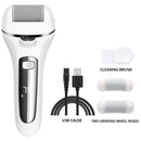 Electric Callus Remover – Rechargeable Foot Scrubber, 3 Rollers for Hard, Dry Skin