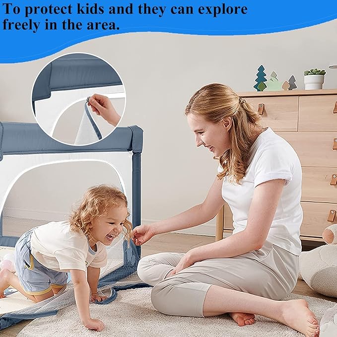 Breathable Anti-Collision Baby Playpen