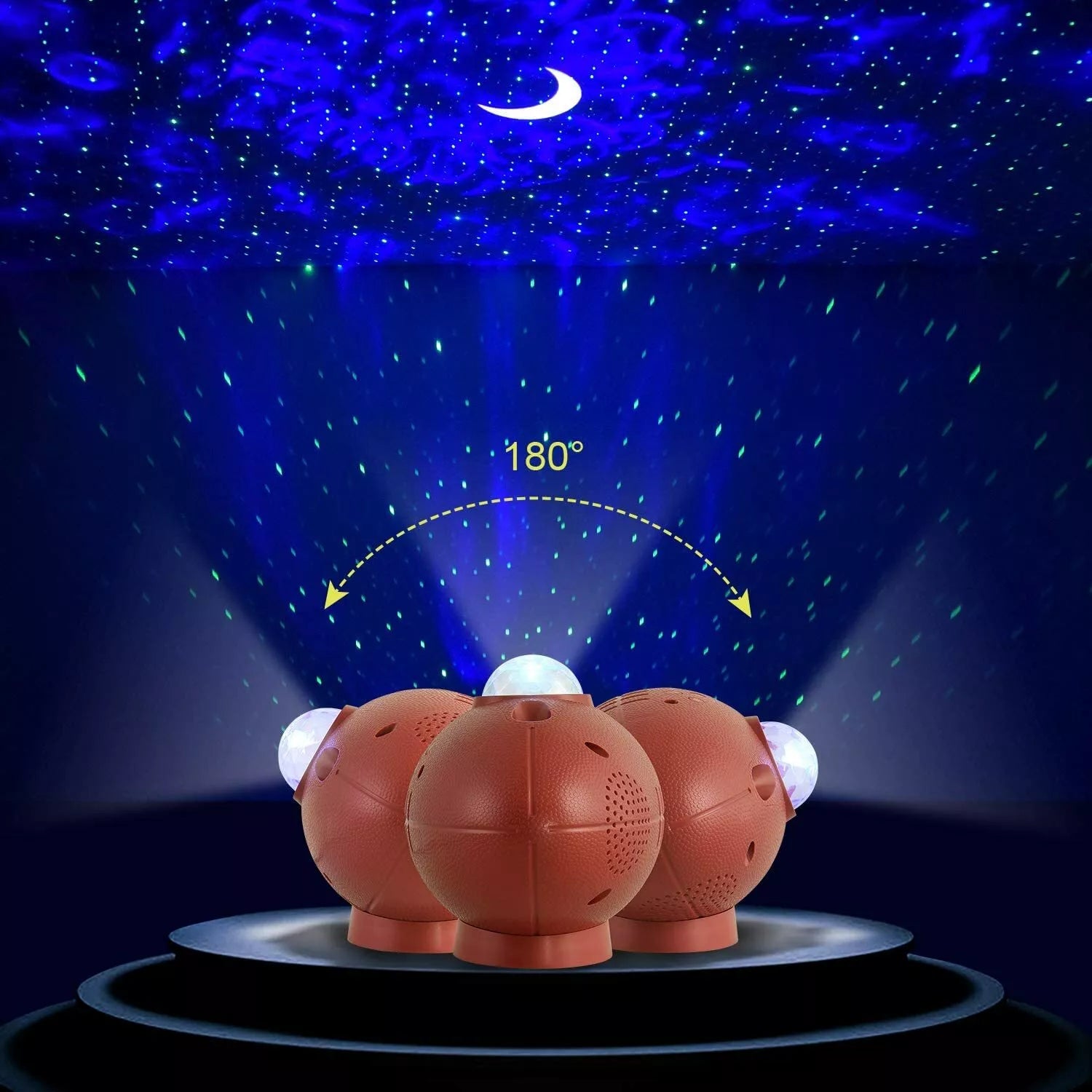 LED Galaxy Star Projector Night Light