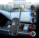 Blukar Universal Car Phone Holder - 360° Rotation Air Vent Mount for 4.0''-6.7'' Smartphones