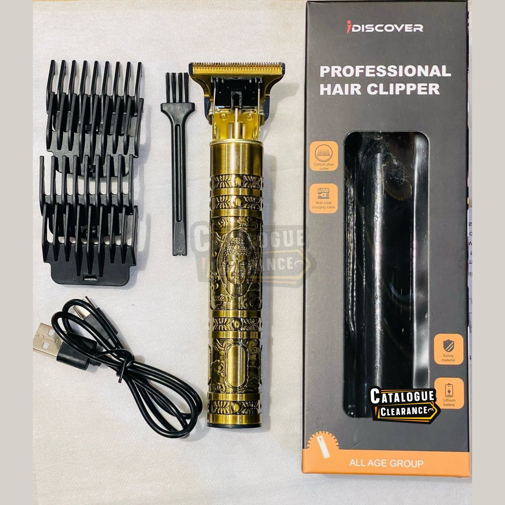 Professional Hair Clipper – Cordless, High-Performance, Precision Blades