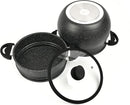 COUSCOUS 3-Piece Cushion Pot 11 L Steamer Steamer Induction Manty Cooker