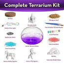 BRYTE Unicorn Terrarium Kit for Kids Light Up Fairy Garden