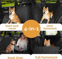 ipuppy 4-in-1 Dog Car Seat Cover