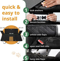 ipuppy 4-in-1 Dog Car Seat Cover