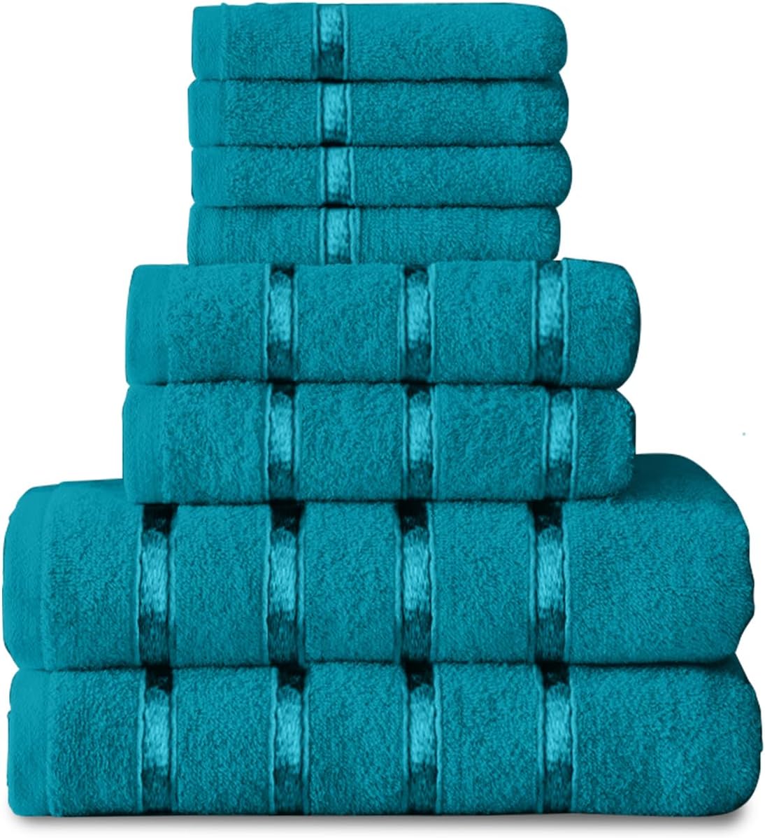 Gaveno Cavailia 8-Piece Egyptian Cotton Towel Set