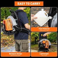 Backpack Gas Powered Leaf Blower