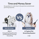 Ultenic P30 3-in-1 Pet Grooming Vacuum Kit – Vacuum, Brush & Dryer for Dogs and Cats