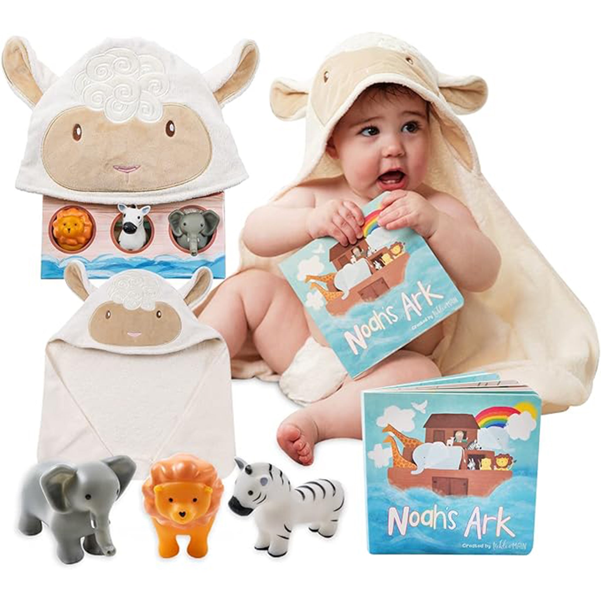 Noah's Ark 9-Piece Gift Set Bundle for Infants