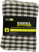 Soft and Absorbent Kitchen Terry Tea Towels Sets Cleaning Drying Jumbo Size Dish Cloths Bar Towels